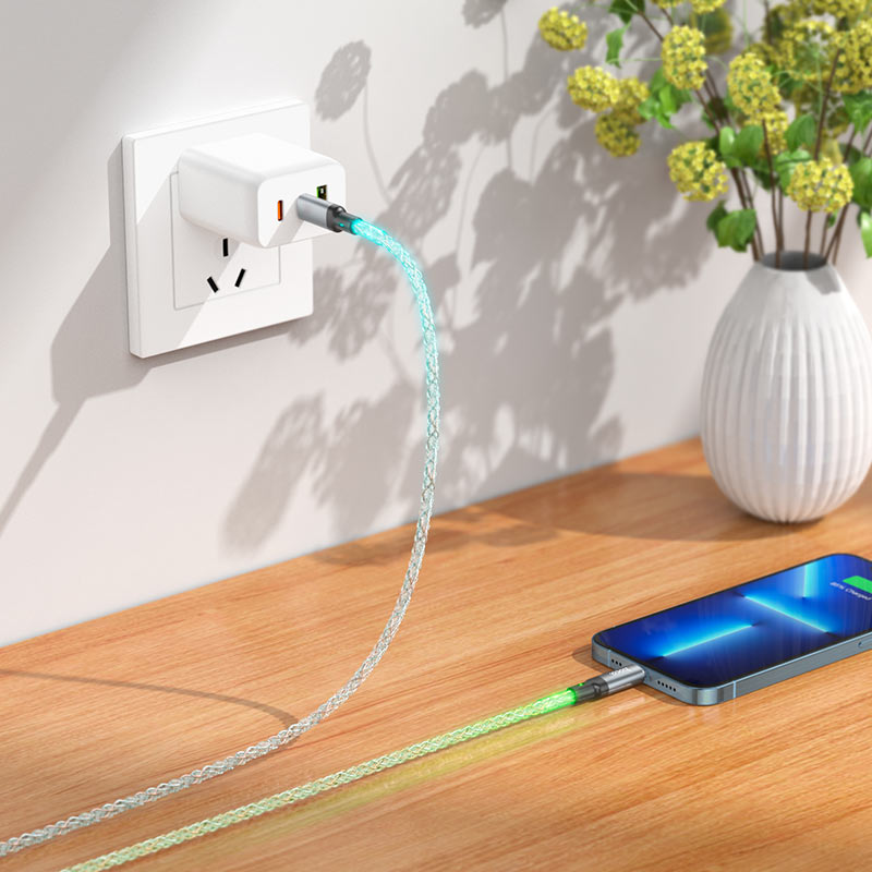 Hoco Cable Type-C to Lightning “U112 Shine” PD 20W fast charge Hoco Cable Type-C to Lightning “U112 Shine” PD 20W fast charge
